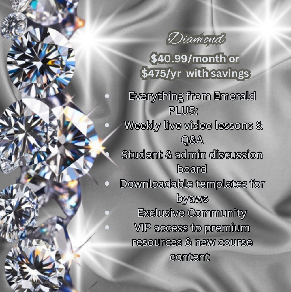 How to Start a Nonprofit 501(c)3 ~ DIAMOND